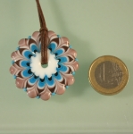 Glasperlen Anhänger "Mandala"